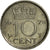 Munten, Nederland, Juliana, 10 Cents, 1978, FR+, Nickel, KM:182