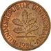 Münze, Bundesrepublik Deutschland, Pfennig, 1984, Stuttgart, S+, Copper Plated