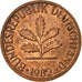 Munten, Federale Duitse Republiek, Pfennig, 1982, Stuttgart, FR+, Copper Plated