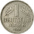 Coin, GERMANY - FEDERAL REPUBLIC, Mark, 1966, Karlsruhe, EF(40-45)