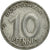 Coin, GERMAN-DEMOCRATIC REPUBLIC, 10 Pfennig, 1950, Berlin, EF(40-45), Aluminum