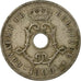 Moneta, Belgia, 25 Centimes, 1909, VF(20-25), Miedź-Nikiel, KM:62