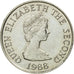 Coin, Jersey, Elizabeth II, 5 Pence, 1988, EF(40-45), Copper-nickel, KM:56.1