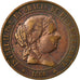 Coin, Spain, Isabel II, 5 Centimos, 1866, Madrid, EF(40-45), Copper, KM:635.4