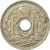 Coin, France, Lindauer, 25 Centimes, 1939, EF(40-45), Nickel-Bronze, KM:867b, Le