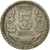 Münze, INDIA-REPUBLIC, 5 Rupees, 2000, SS, Copper-nickel, KM:154.1