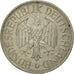 Coin, GERMANY - FEDERAL REPUBLIC, Mark, 1989, Munich, EF(40-45), Copper-nickel