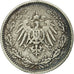 Coin, GERMANY - EMPIRE, 1/2 Mark, 1906, Muldenhütten, EF(40-45), Silver, KM:17