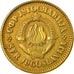Moneta, Jugosławia, 50 Para, 1977, AU(50-53), Mosiądz, KM:46.1