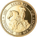 Francia, medaglia, Les rois de France, Louis XIV, History, SPL+, Doratura in