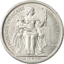 Munten, FRANS OCEANIE, Franc, 1949, Paris, PR, Aluminium, KM:2