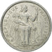 Coin, French Polynesia, Franc, 1985, Paris, EF(40-45), Aluminum, KM:11