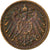 Moneta, GERMANIA - IMPERO, Wilhelm II, Pfennig, 1911, Stuttgart, MB, Rame, KM:10