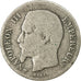 Moneda, Francia, Napoleon III, Napoléon III, Franc, 1860, Paris, BC, Plata