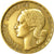 Moneda, Francia, Guiraud, 50 Francs, 1953, Paris, MBC, Aluminio - bronce