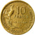 Moneda, Francia, Guiraud, 10 Francs, 1950, Beaumont - Le Roger, MBC, Aluminio -