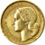Moneda, Francia, Guiraud, 10 Francs, 1953, Paris, MBC, Aluminio - bronce