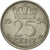 Münze, Niederlande, Juliana, 25 Cents, 1954, S+, Nickel, KM:183