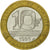 Moneda, Francia, Génie, 10 Francs, 1991, Paris, BC+, Bimetálico, KM:964.1, Le