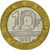 Moneda, Francia, Génie, 10 Francs, 1992, Paris, BC+, Bimetálico, KM:964.1, Le