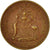Moneda, Bahamas, Elizabeth II, Cent, 1974, Franklin Mint, U.S.A., MBC, Latón