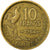 Moneta, Francja, Guiraud, 10 Francs, 1954, Paris, EF(40-45), Aluminium-Brąz