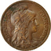 Moneta, Francja, Dupuis, 10 Centimes, 1921, Paris, EF(40-45), Bronze, KM:843, Le