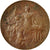 Moneda, Francia, Dupuis, 10 Centimes, 1921, Paris, MBC, Bronce, KM:843, Le