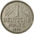 Coin, GERMANY - FEDERAL REPUBLIC, Mark, 1950, Hamburg, VF(20-25), Copper-nickel