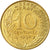 Moneda, Francia, Marianne, 10 Centimes, 1992, Paris, BC+, Aluminio - bronce