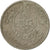 Moneda, Túnez, Muhammad al-Amin Bey, 5 Francs, 1954, Paris, BC+, Cobre -