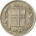 Moneda, Islandia, 10 Aurar, 1969, MBC, Cobre - níquel, KM:10