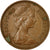 Coin, Great Britain, Elizabeth II, New Penny, 1980, VF(20-25), Bronze, KM:915