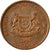 Moneta, Singapur, Cent, 1995, Singapore Mint, EF(40-45), Miedź platerowana