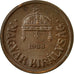 Monnaie, Hongrie, 2 Filler, 1938, Budapest, TTB, Bronze, KM:506