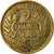 Moneta, Tunisia, Anonymous, 2 Francs, 1921, Paris, VF(30-35), Aluminium-Brąz