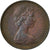 Coin, Great Britain, Elizabeth II, 2 New Pence, 1971, VF(30-35), Bronze, KM:916