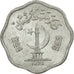 Moneda, Pakistán, 2 Paisa, 1974, MBC, Aluminio, KM:34