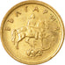 Munten, Bulgarije, 2 Stotinki, 2000, ZF, Brass plated steel, KM:238a