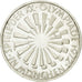 Moneda, ALEMANIA - REPÚBLICA FEDERAL, 10 Mark, 1972, Stuttgart, EBC, Plata