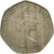 Moneda, Gran Bretaña, Elizabeth II, 50 New Pence, 1977, BC+, Cobre - níquel