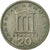 Moneta, Grecia, 20 Drachmes, 1984, MB, Rame-nichel, KM:133