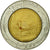Münze, Italien, 500 Lire, 1988, Rome, S+, Bi-Metallic, KM:111