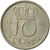 Münze, Niederlande, Juliana, 10 Cents, 1958, S+, Nickel, KM:182