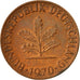 Munten, Federale Duitse Republiek, Pfennig, 1970, Munich, FR+, Copper Plated