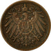 Moneta, GERMANIA - IMPERO, Wilhelm II, Pfennig, 1900, Berlin, BB, Rame, KM:10