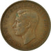 Moneta, Gran Bretagna, George VI, Penny, 1947, MB+, Bronzo, KM:845