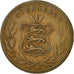 Monnaie, Guernsey, 8 Doubles, 1864, Heaton, Birmingham, TB+, Bronze, KM:7
