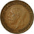 Coin, Great Britain, George V, Farthing, 1928, EF(40-45), Bronze, KM:825