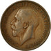 Münze, Großbritannien, George V, 1/2 Penny, 1921, SS, Bronze, KM:809